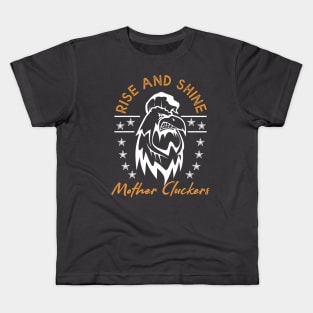 Rise And Shine Mother Cluckers Chicken Farm Kids T-Shirt